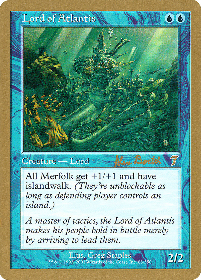 Lord of Atlantis (Alex Borteh) [World Championship Decks 2001] | Gear Gaming Bentonville