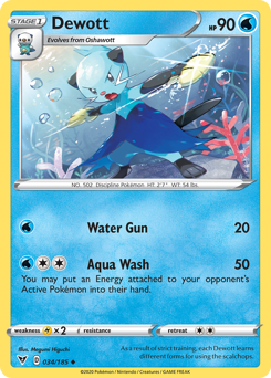 Dewott (034/185) [Sword & Shield: Vivid Voltage] | Gear Gaming Bentonville