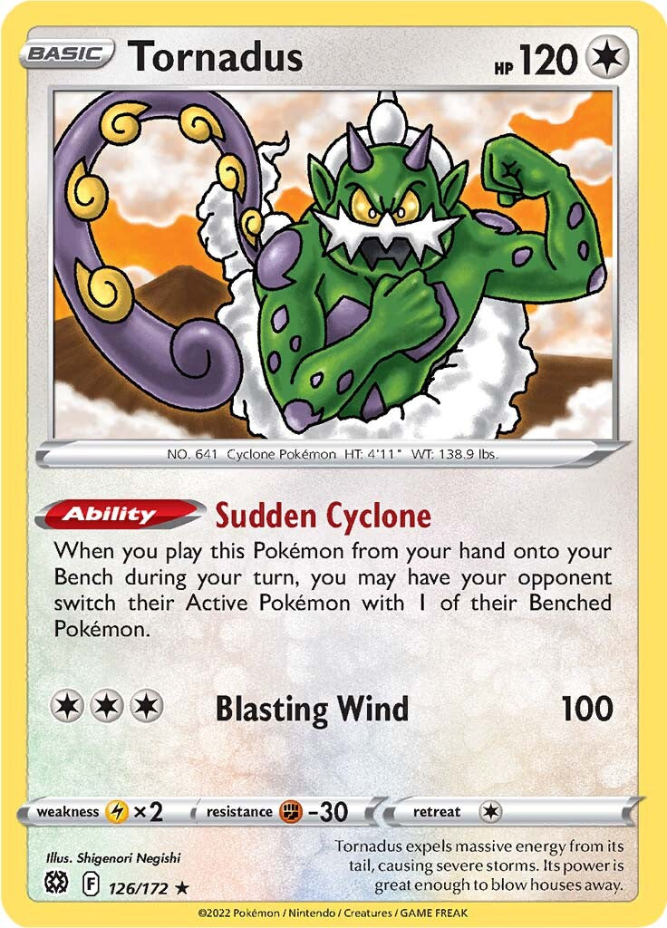 Tornadus (126/172) [Sword & Shield: Brilliant Stars] | Gear Gaming Bentonville