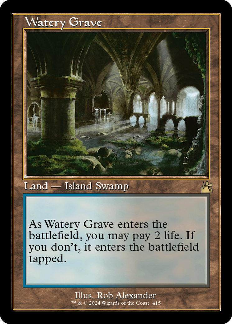 Watery Grave (Retro) [Ravnica Remastered] | Gear Gaming Bentonville