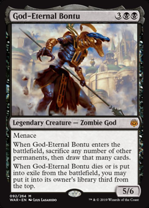 God-Eternal Bontu [War of the Spark] | Gear Gaming Bentonville