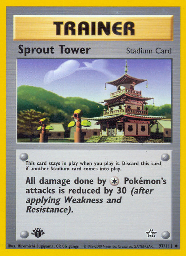 Sprout Tower (97/111) [Neo Genesis 1st Edition] | Gear Gaming Bentonville