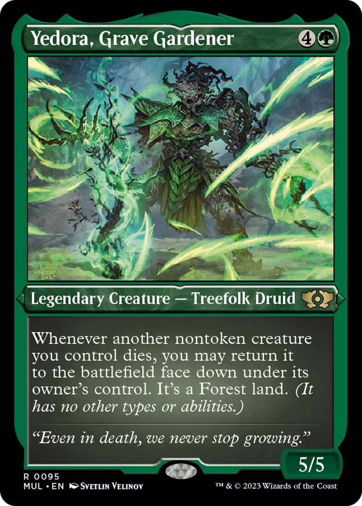 Yedora, Grave Gardener (Foil Etched) [Multiverse Legends] | Gear Gaming Bentonville