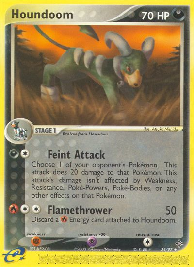 Houndoom (34/97) [EX: Dragon] | Gear Gaming Bentonville