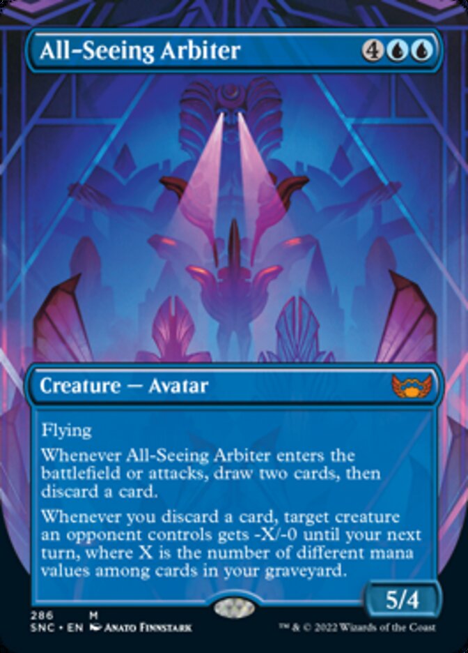 All-Seeing Arbiter (Borderless Alternate Art) [Streets of New Capenna] | Gear Gaming Bentonville