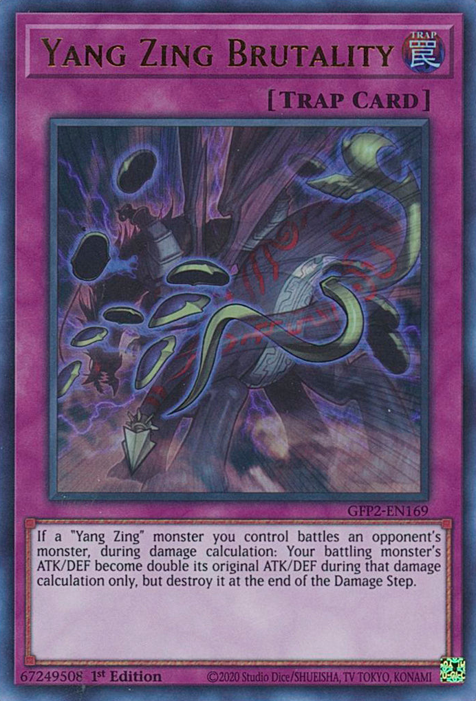 Yang Zing Brutality [GFP2-EN169] Ultra Rare | Gear Gaming Bentonville