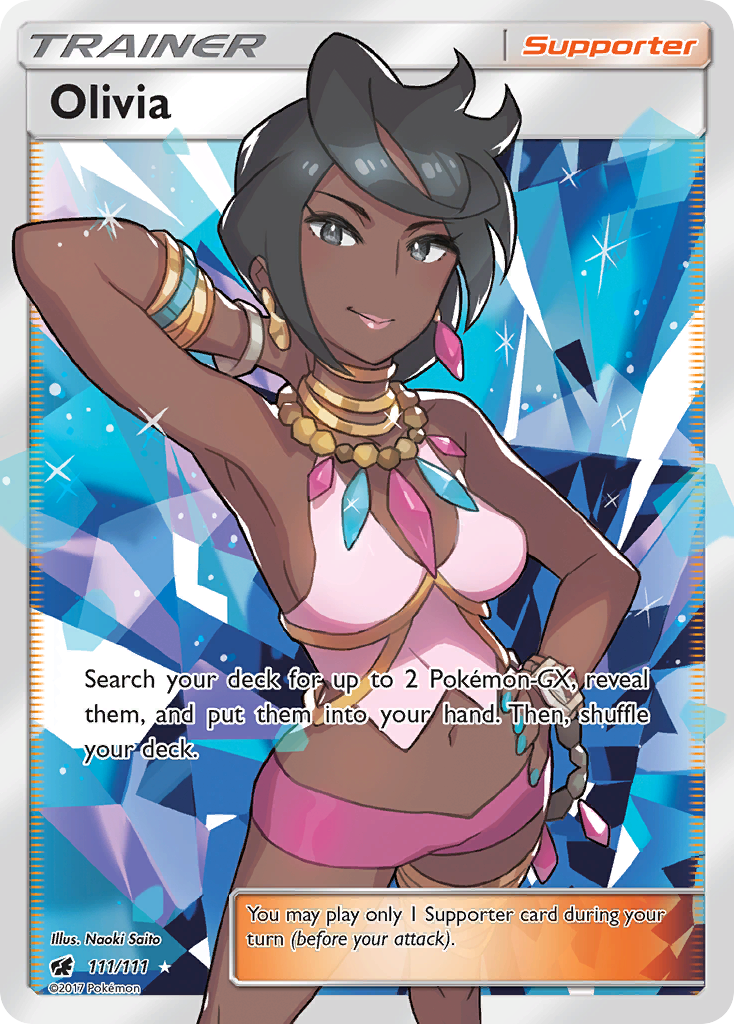 Olivia (111/111) [Sun & Moon: Crimson Invasion] | Gear Gaming Bentonville