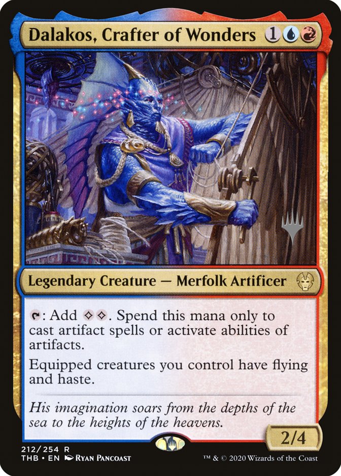 Dalakos, Crafter of Wonders (Promo Pack) [Theros Beyond Death Promos] | Gear Gaming Bentonville