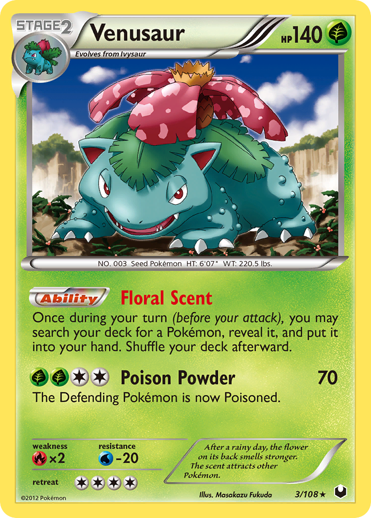 Venusaur (3/108) [Black & White: Dark Explorers] | Gear Gaming Bentonville