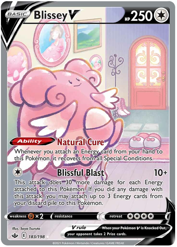 Blissey V (183/198) [Sword & Shield: Chilling Reign] | Gear Gaming Bentonville