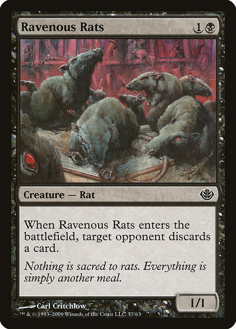 Ravenous Rats [Duel Decks: Garruk vs. Liliana] | Gear Gaming Bentonville