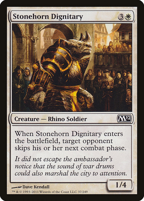 Stonehorn Dignitary [Magic 2012 (M12)] | Gear Gaming Bentonville