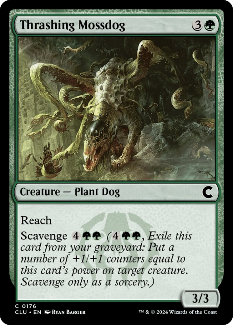 Thrashing Mossdog [Ravnica: Clue Edition] | Gear Gaming Bentonville