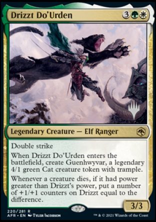 Drizzt Do'Urden (Promo Pack) [Dungeons & Dragons: Adventures in the Forgotten Realms Promos] | Gear Gaming Bentonville