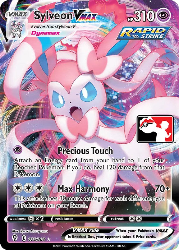 Sylveon VMAX (075/203) [Prize Pack Series One] | Gear Gaming Bentonville