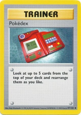 Pokedex (87/102) [Base Set Shadowless Unlimited] | Gear Gaming Bentonville