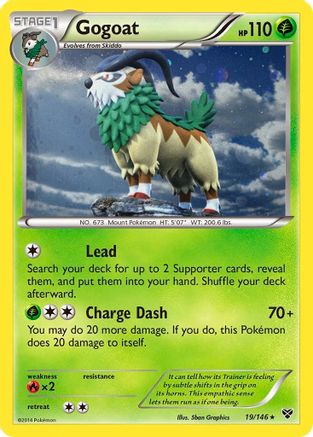 Gogoat (19/146) (Cosmos Holo) [XY: Base Set] | Gear Gaming Bentonville