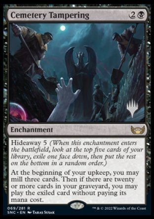 Cemetery Tampering (Promo Pack) [Streets of New Capenna Promos] | Gear Gaming Bentonville