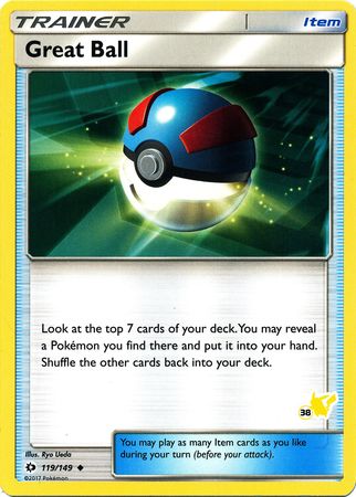 Great Ball (119/149) (Pikachu Stamp #38) [Battle Academy 2020] | Gear Gaming Bentonville