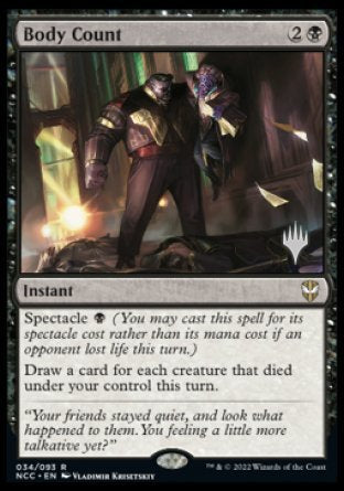 Body Count (Promo Pack) [Streets of New Capenna Commander Promos] | Gear Gaming Bentonville