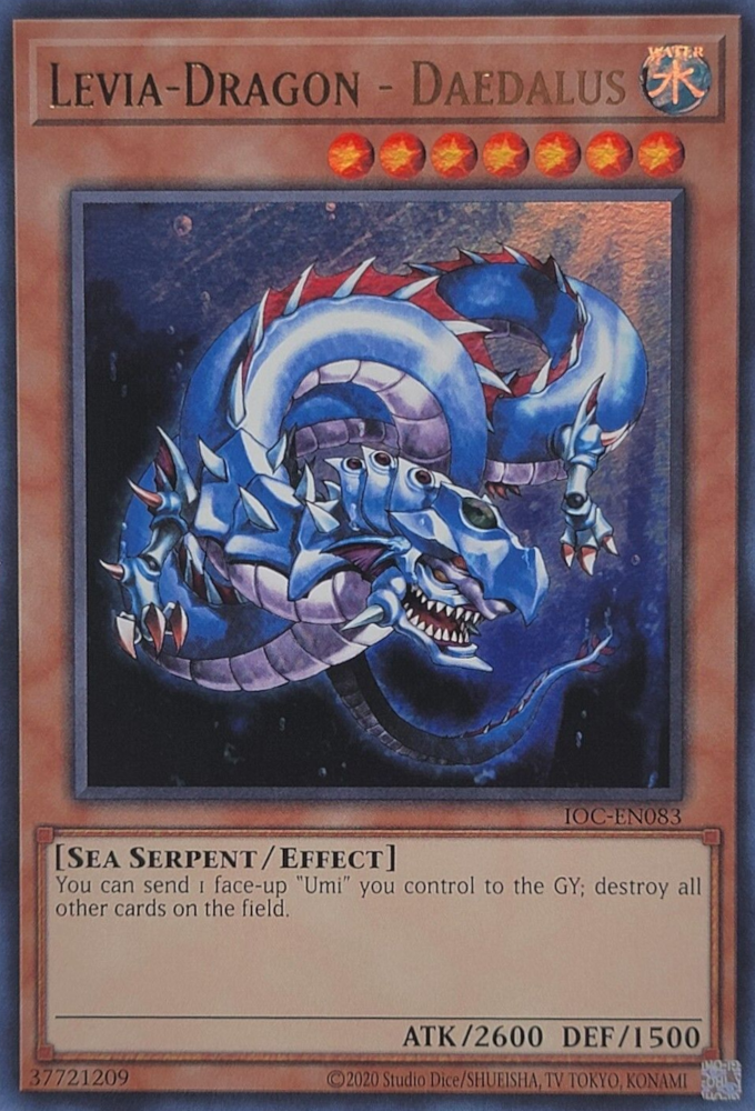 Levia-Dragon - Daedalus (25th Anniversary) [IOC-EN083] Ultra Rare | Gear Gaming Bentonville