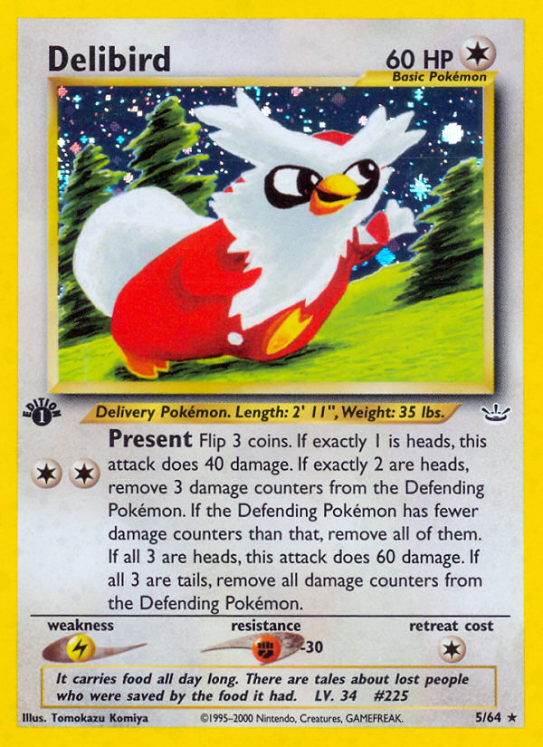 Delibird (5/64) [Neo Revelation 1st Edition] | Gear Gaming Bentonville