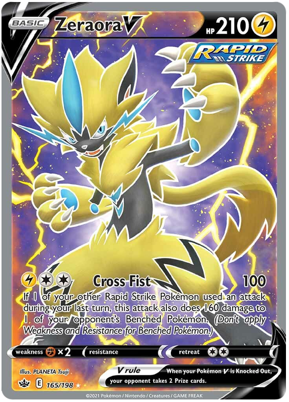 Zeraora V (165/198) [Sword & Shield: Chilling Reign] | Gear Gaming Bentonville