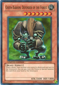 Green Baboon, Defender of the Forest [2010 Collectors Tins] [CT07-EN010] | Gear Gaming Bentonville