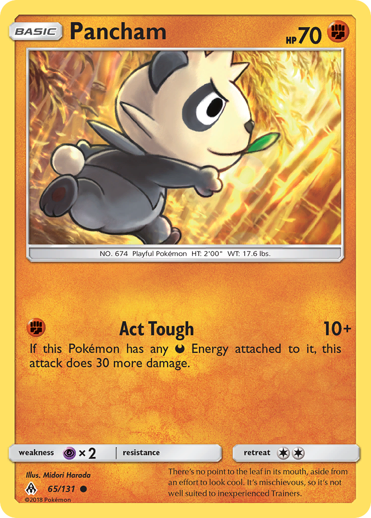 Pancham (65/131) [Sun & Moon: Forbidden Light] | Gear Gaming Bentonville