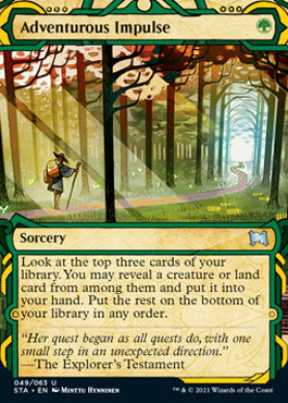 Adventurous Impulse (Etched Foil) [Strixhaven Mystical Archive] | Gear Gaming Bentonville