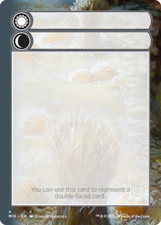 Helper Card (4/9) [Innistrad: Midnight Hunt Tokens] | Gear Gaming Bentonville