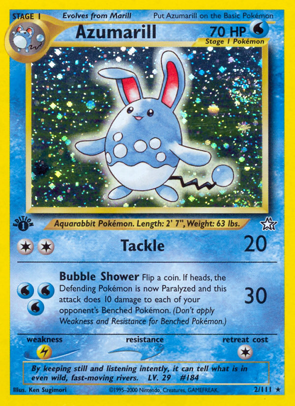 Azumarill (2/111) [Neo Genesis 1st Edition] | Gear Gaming Bentonville