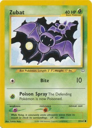 Zubat (59/64) [Neo Revelation Unlimited] | Gear Gaming Bentonville