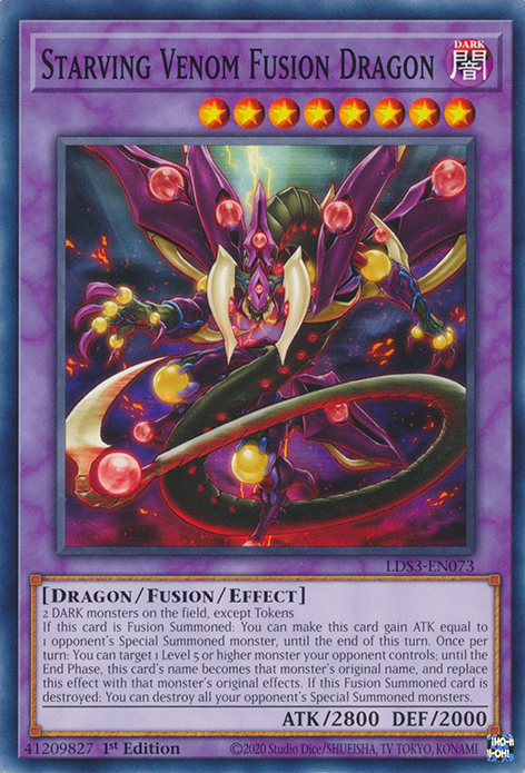 Starving Venom Fusion Dragon [LDS3-EN073] Common | Gear Gaming Bentonville