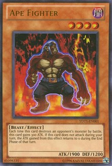 Ape Fighter (5D's Duel Transer) [Yu-Gi-Oh! Video Game Promotional Cards] [YDT1-EN001] | Gear Gaming Bentonville