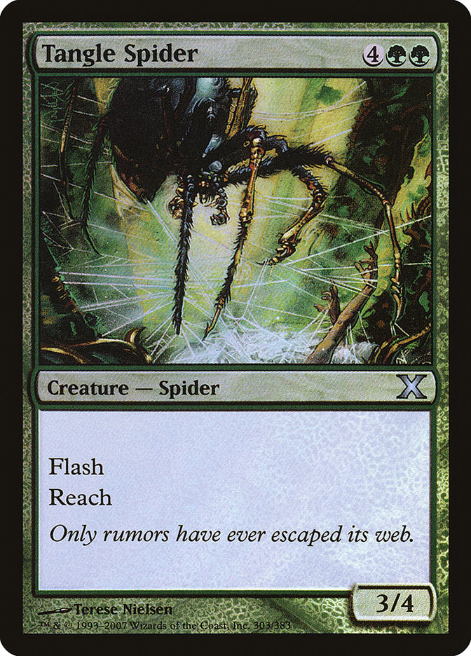 Tangle Spider (Premium Foil) [Tenth Edition] | Gear Gaming Bentonville