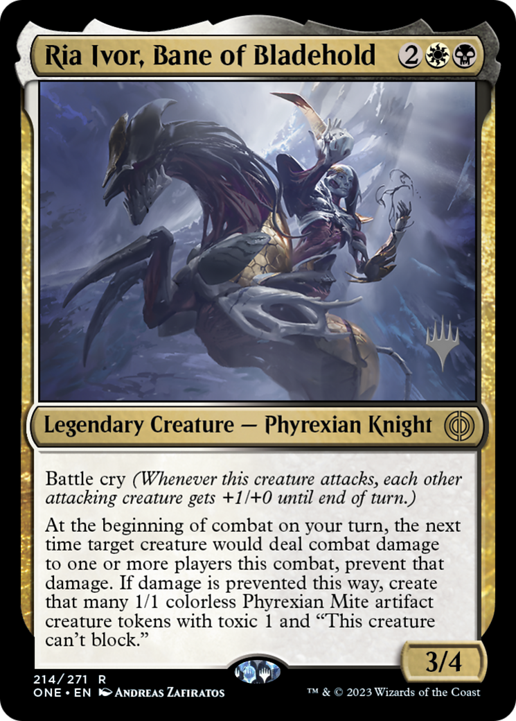 Ria Ivor, Bane of Bladehold (Promo Pack) [Phyrexia: All Will Be One Promos] | Gear Gaming Bentonville