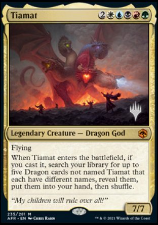 Tiamat (Promo Pack) [Dungeons & Dragons: Adventures in the Forgotten Realms Promos] | Gear Gaming Bentonville