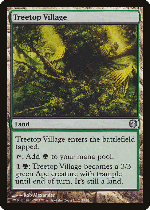 Treetop Village [Duel Decks: Knights vs. Dragons] | Gear Gaming Bentonville