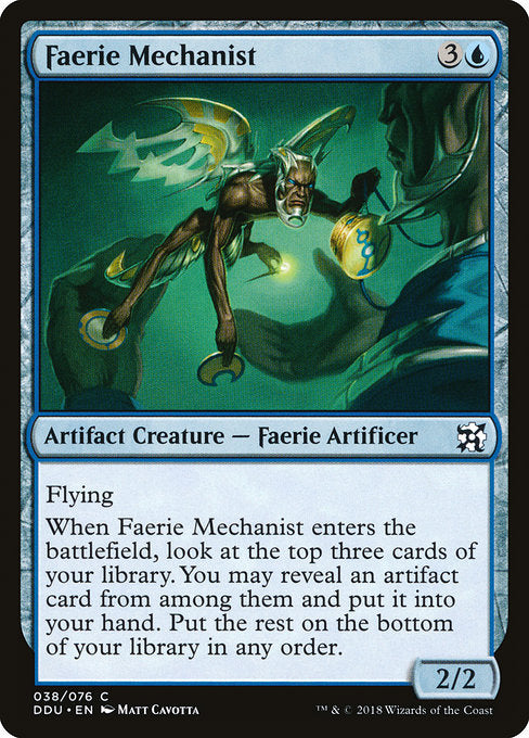 Faerie Mechanist [Duel Decks: Elves vs. Inventors] | Gear Gaming Bentonville