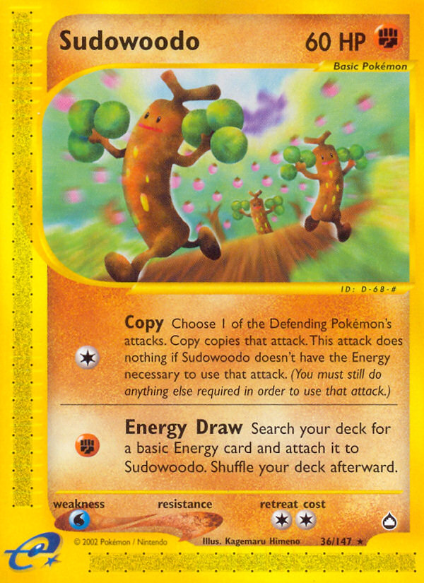 Sudowoodo (36/147) [Aquapolis] | Gear Gaming Bentonville