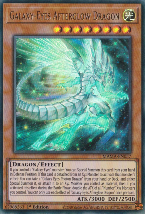 Galaxy-Eyes Afterglow Dragon [MAMA-EN057] Ultra Rare | Gear Gaming Bentonville