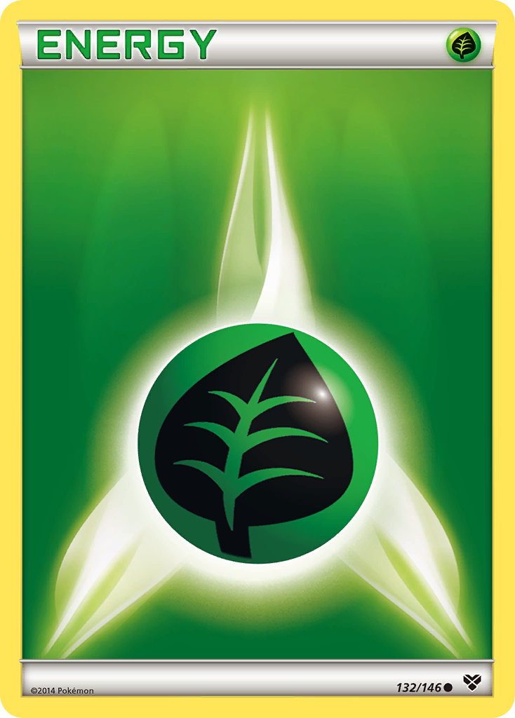 Grass Energy (132/146) [XY: Base Set] | Gear Gaming Bentonville