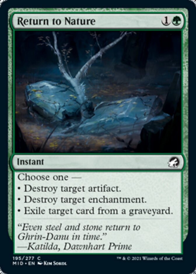 Return to Nature [Innistrad: Midnight Hunt] | Gear Gaming Bentonville