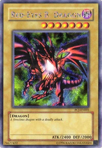 Red-Eyes B. Dragon [PCJ-EN001] Prismatic Secret Rare | Gear Gaming Bentonville