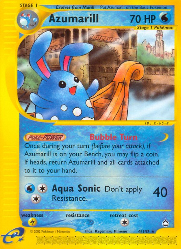 Azumarill (4/147) [Aquapolis] | Gear Gaming Bentonville