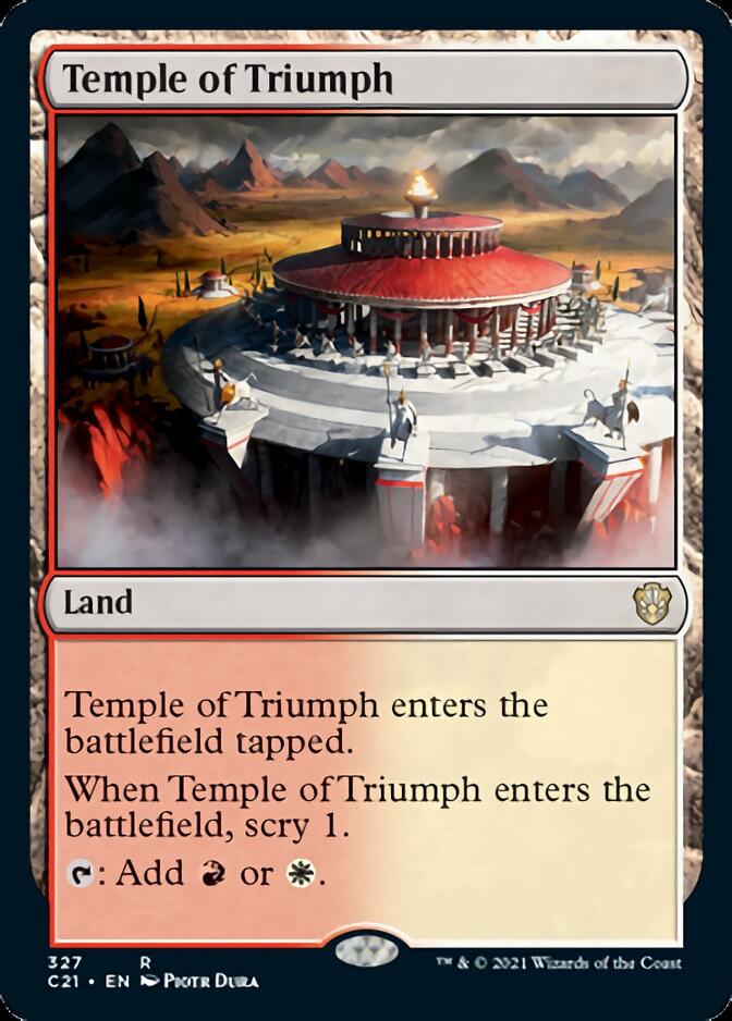 Temple of Triumph [Commander 2021] | Gear Gaming Bentonville