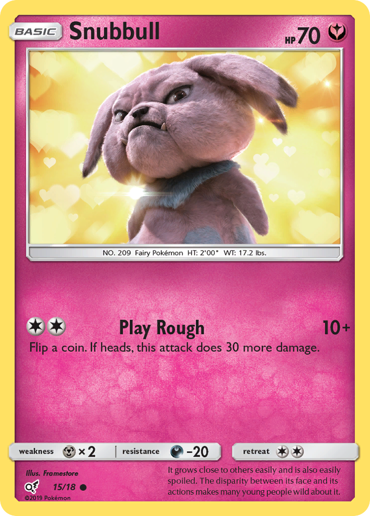 Snubbull (15/18) [Sun & Moon: Detective Pikachu] | Gear Gaming Bentonville