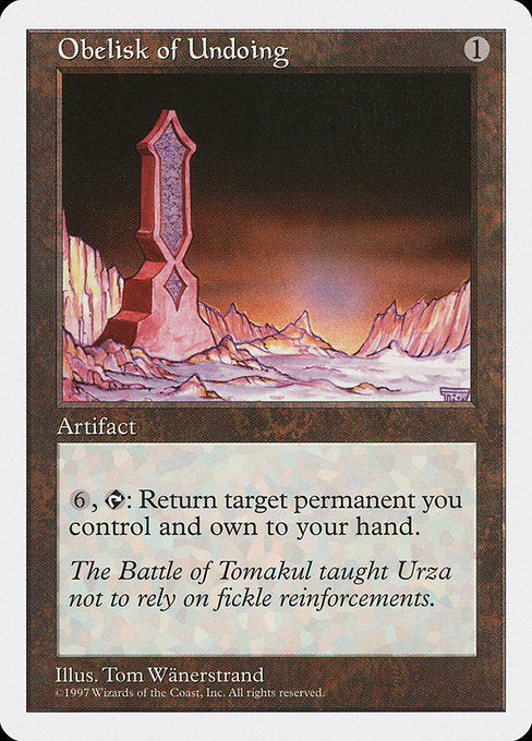 Obelisk of Undoing [Fifth Edition] | Gear Gaming Bentonville