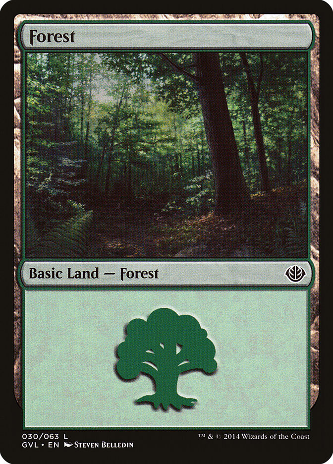 Forest (30) (Garruk vs. Liliana) [Duel Decks Anthology] | Gear Gaming Bentonville